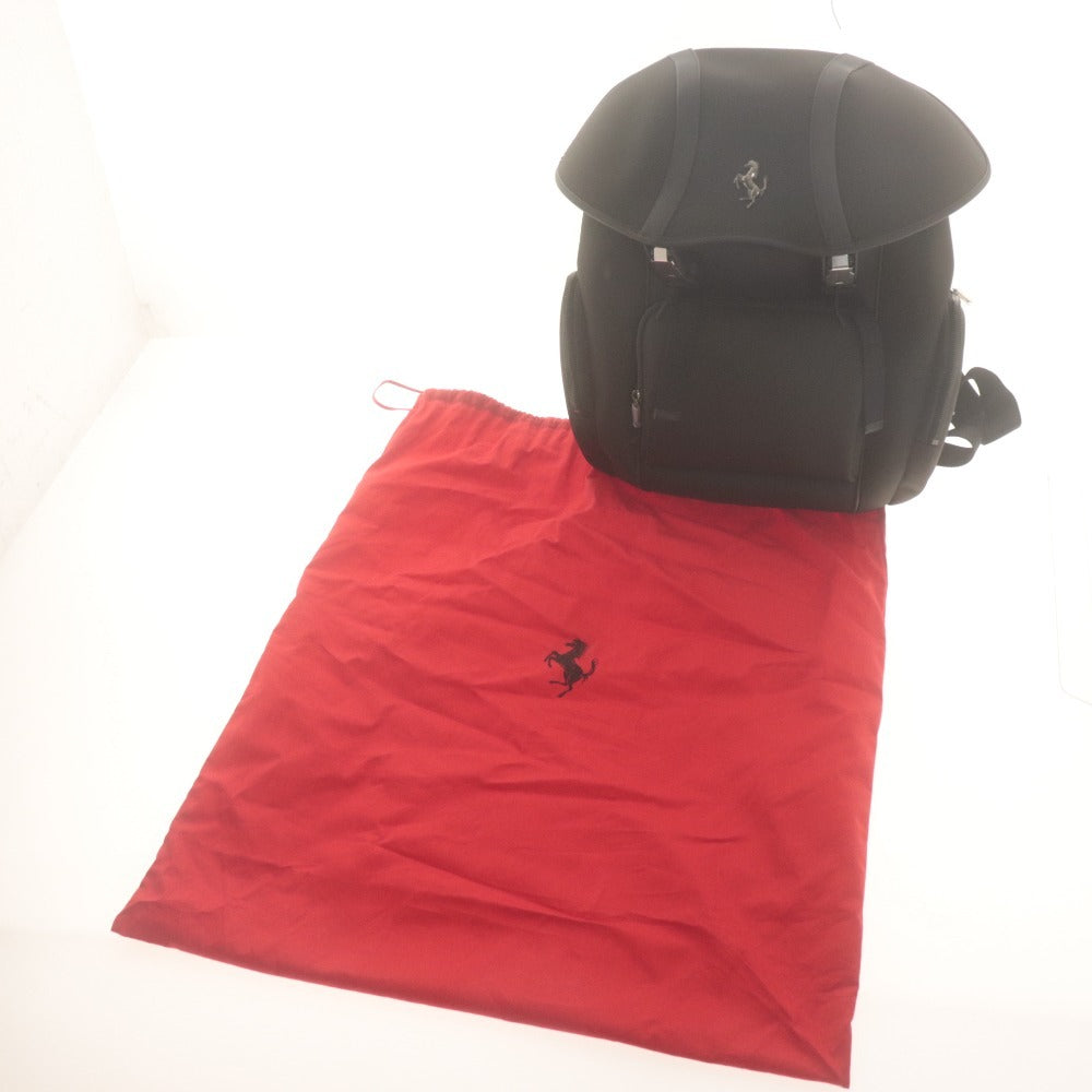 ■ Ferrari S.p.A バックパック 鞄 プロサングエ オーナー限定 非売品 公式グッズ リュックサック メンズ 黒 ブラック タグ,袋付き 未使用