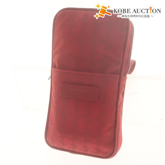 ■ Ferrari SpA Ferrari Pouch Small item Smartphone holder Made in Italy Leather Limited Not for sale Men's Women's Red With tag, bag Unused