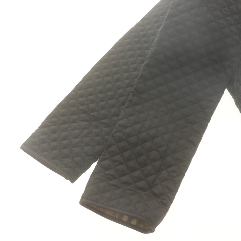 ■ BURBERRY バーバリー キルティングジャケット 長袖 アウター TBモノグラム レディース ジュニア 12Y/152cm 黒 ブラック 等 未使用