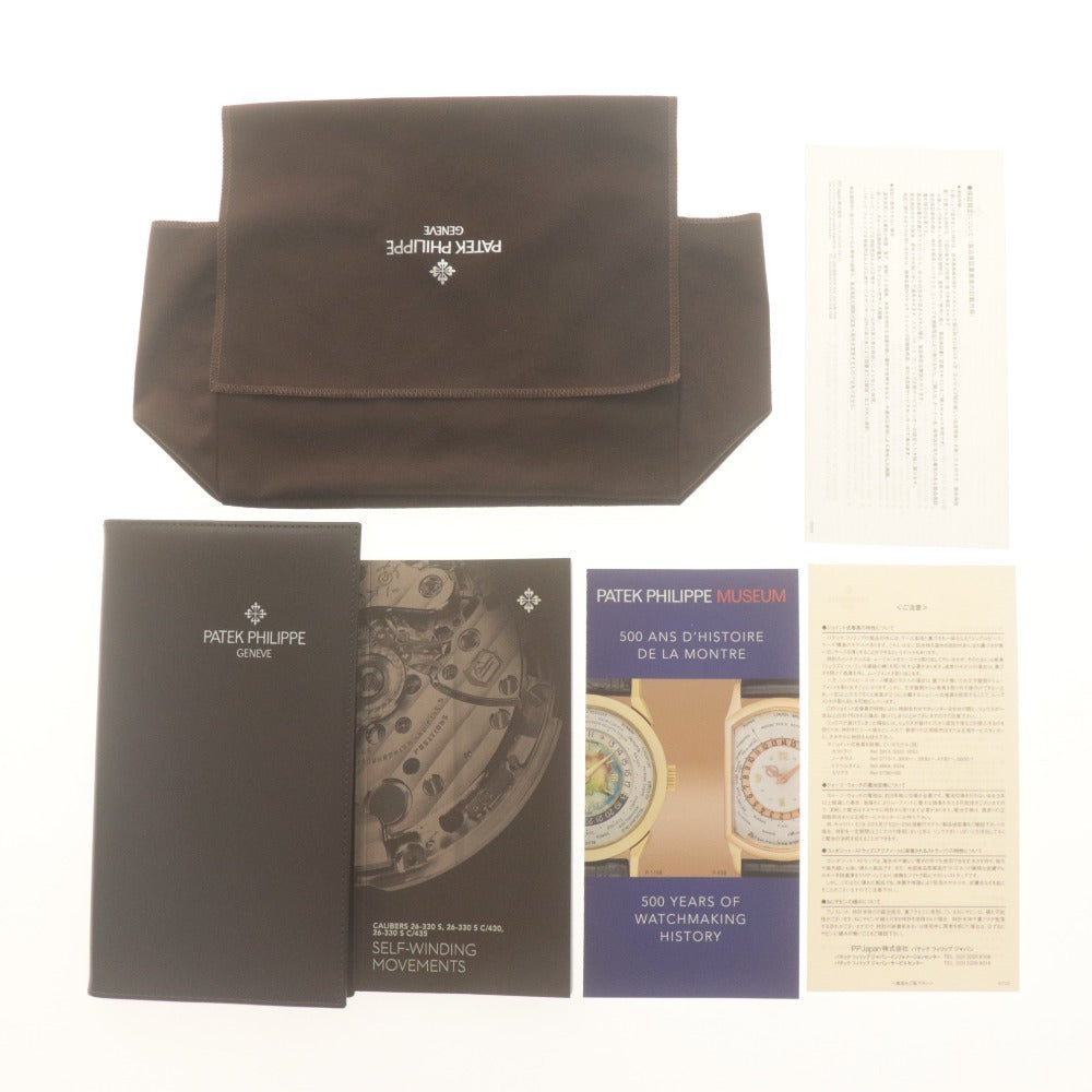■ PATEK PHILIPPE GENEVE パテックフィリップ ウォッチケース ボックス 時計入れ 空箱 ボルドー系 付属品付き 美品