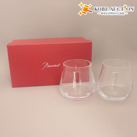 ■ Baccarat Chateau Baccarat Tumbler Set of 2, Pair Glasses, L Size, Tableware, With Box