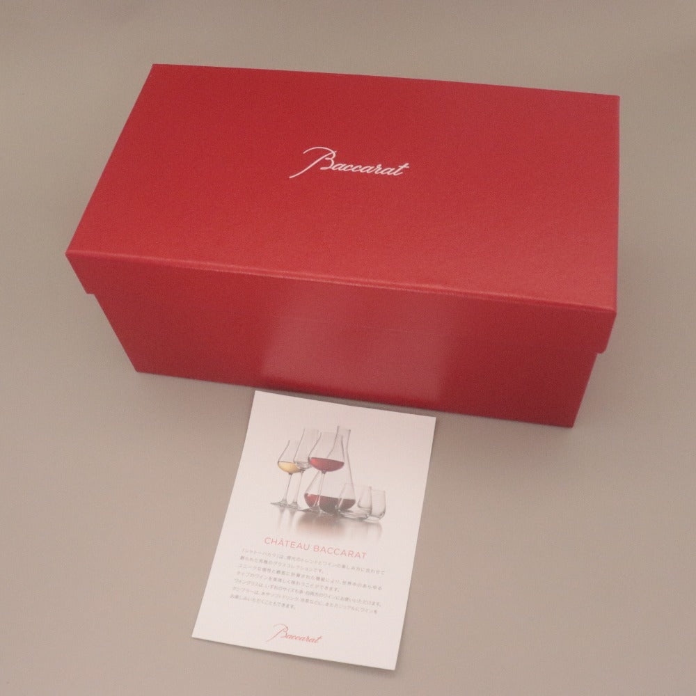 ■ Baccarat シャトーバカラ タンブラー 2客セット ペアグラス Lサイズ 食器 箱付き