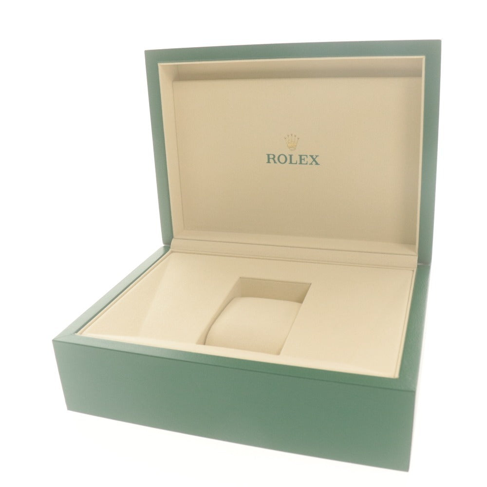 ■ ROLEX ロレックス 純正時計収納ボックス 空箱 ウォッチケース Lサイズ ダークグリーン 外箱付き