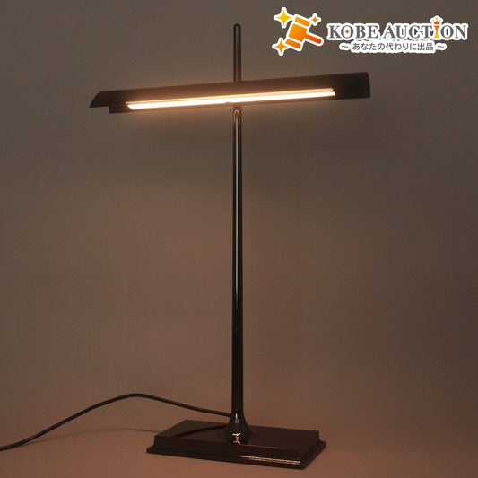 ■ フロス LED照明器具 FLOS GOLDMAN USB 21年製 ロン・ジラッド テーブルランプ ブラック シルバー 動作確認済み