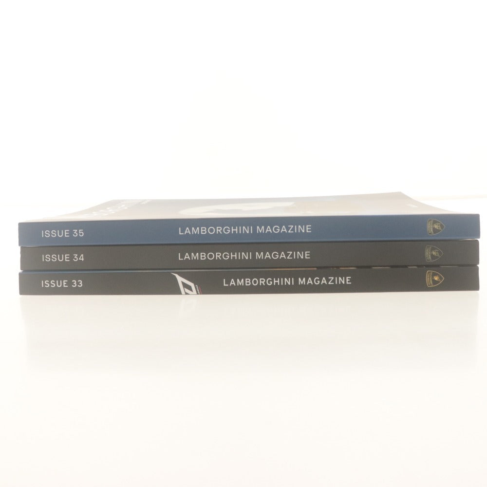 ■ ランボルギーニ マガジン 33,34,35 3冊セット まとめ売り LAMBORGHINI MAGAZINE ISSUE 33～35 公式ブック 本
