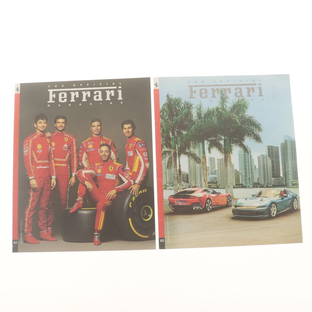 ■ Ferrari フェラーリ 公式ブック 4冊セット まとめ売り MAGAZINE マガジン 62,63 / YEARBOOK 2019,2023 / 本 カタログ