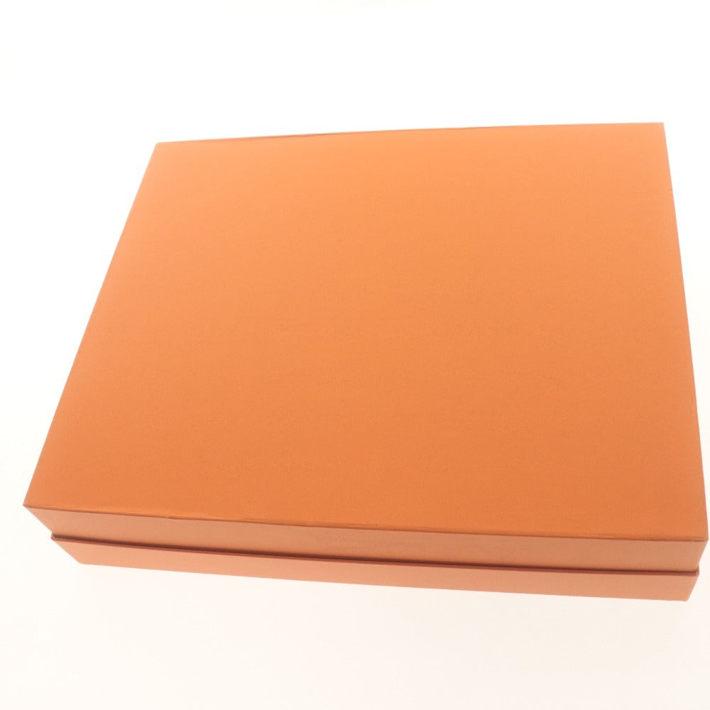 ■ HERMES エルメス 空箱 252 45.5x37x10.2cm ボックス ギフト 保存 小物 バック入れ 等 オレンジ 薄葉紙,冊子付き