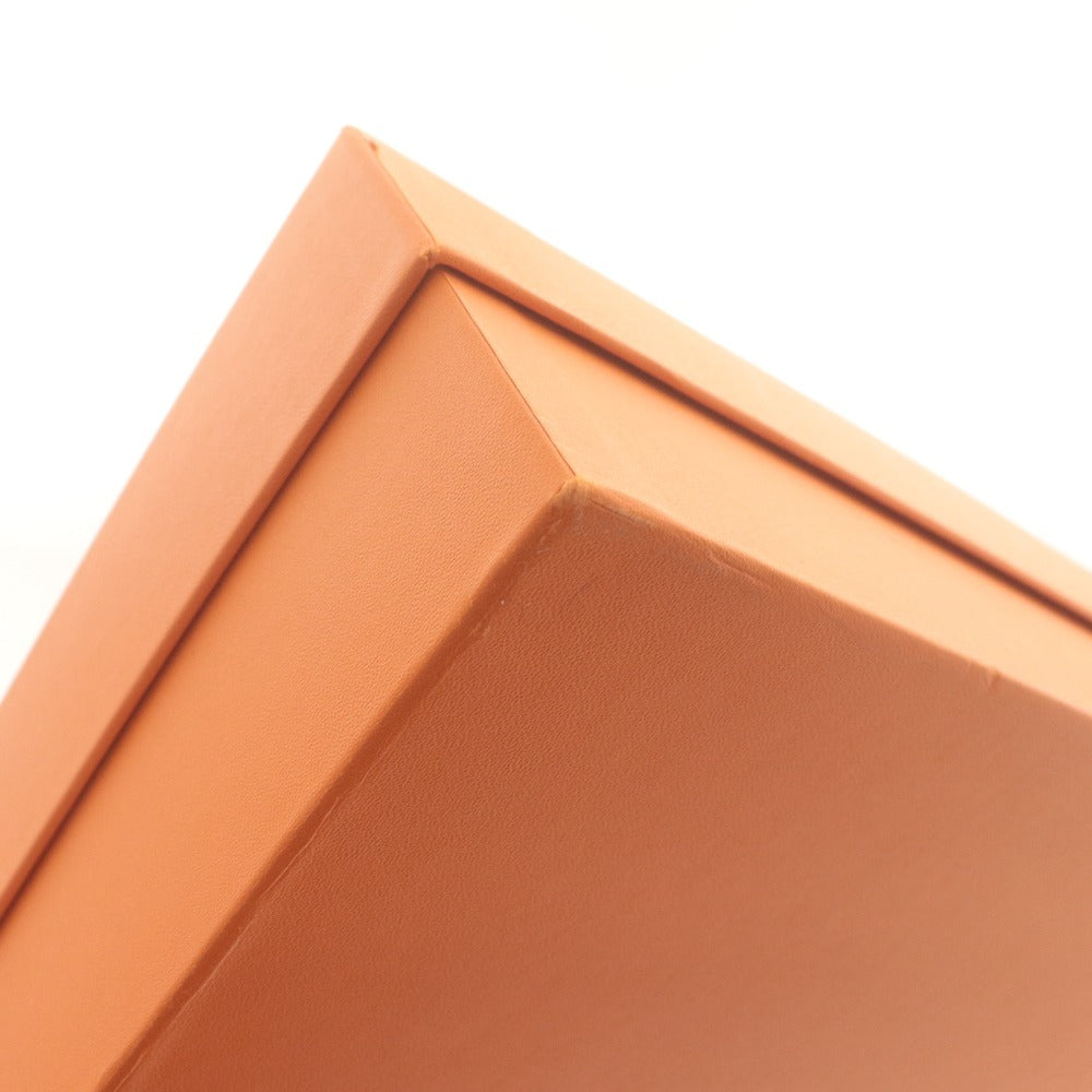 ■ HERMES エルメス 空箱 252 45.5x37x10.2cm ボックス ギフト 保存 小物 バック入れ 等 オレンジ 薄葉紙,冊子付き