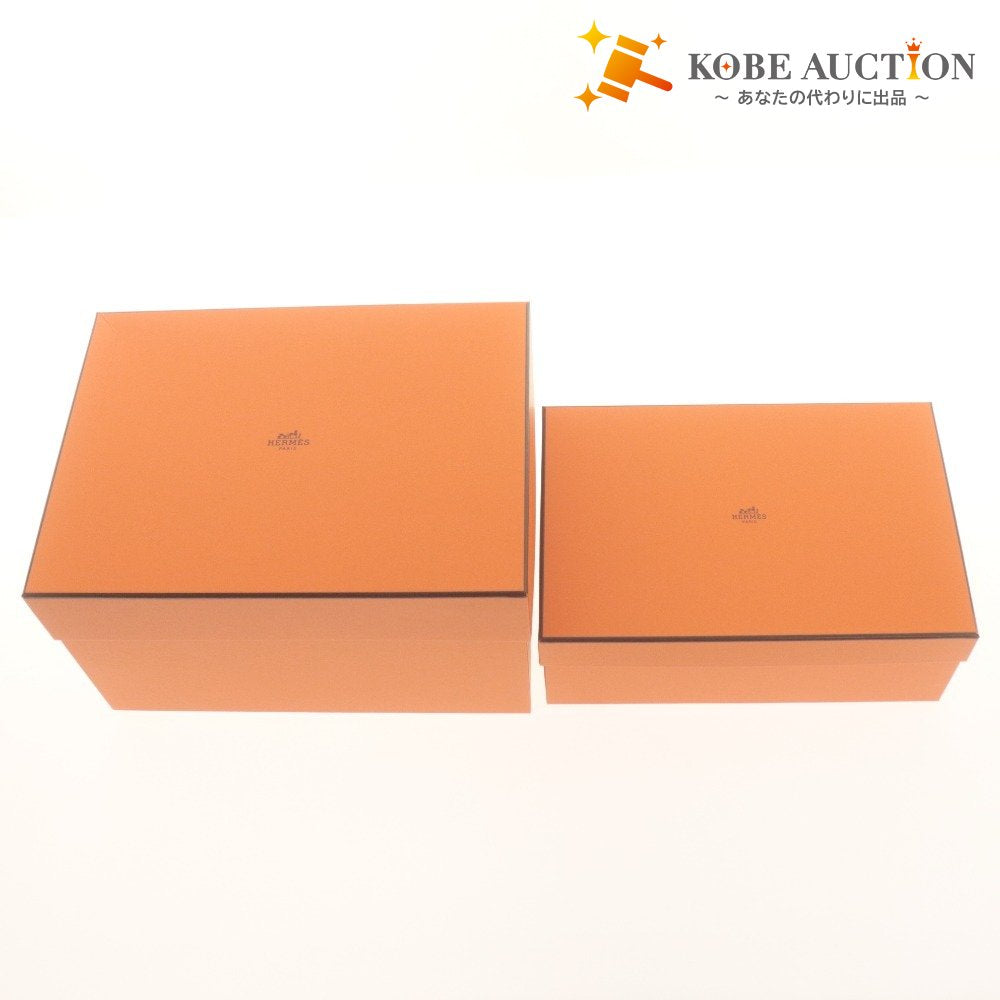 ■ HERMES エルメス 空箱 515 , 070BIS 2点セット まとめ売り 34x25.4x19.5/30.9x20.8x11.5/ギフトボックス 保存 小物 化粧 薄紙,冊子付き