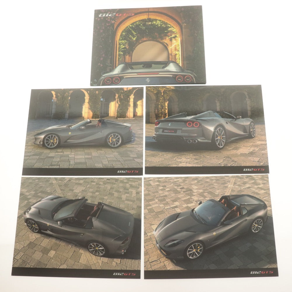 ■ Ferrari フェラーリ 812 GTS 純正プロモーションフォトセット 公式カタログ ポスター ポートフォリオ 非売品