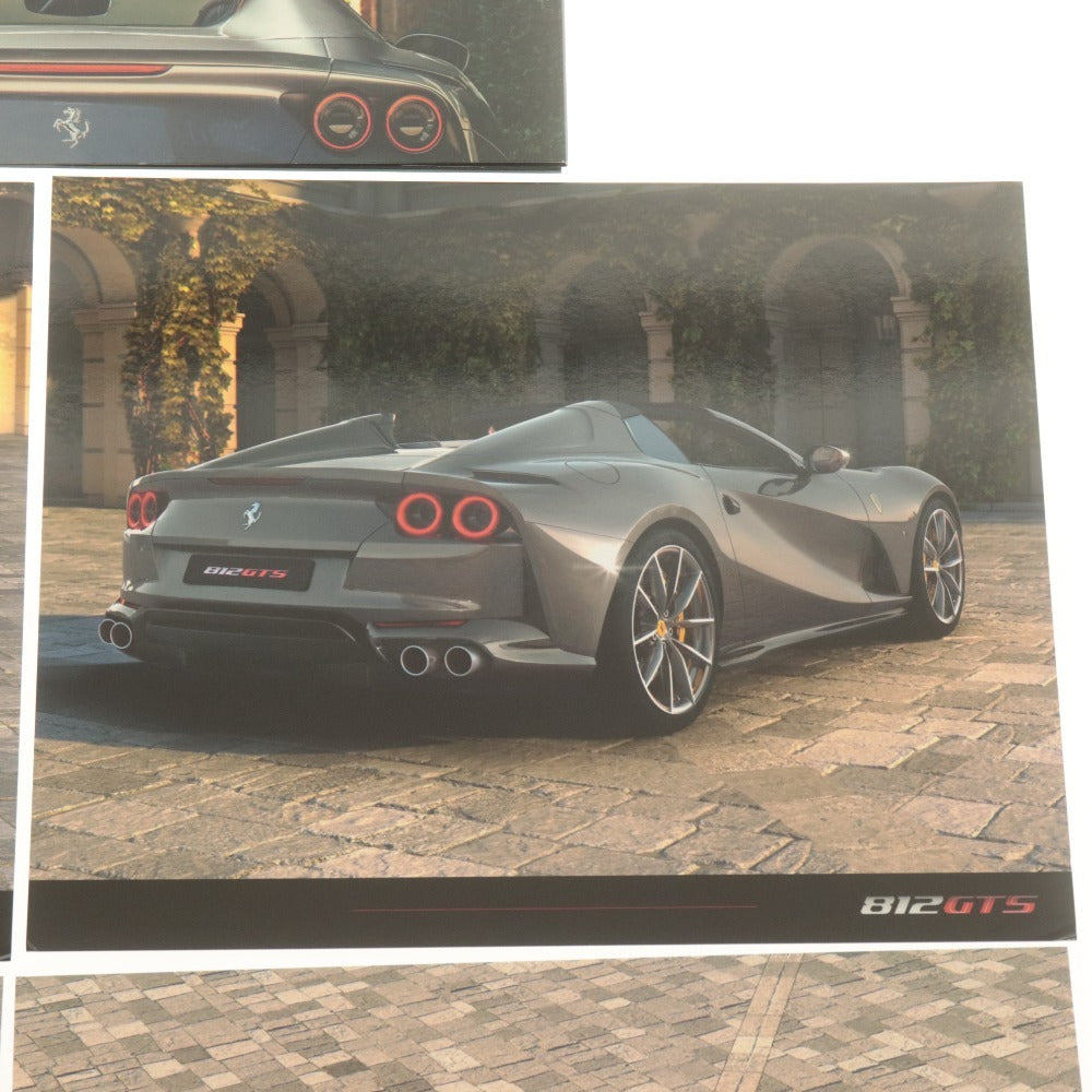 ■ Ferrari フェラーリ 812 GTS 純正プロモーションフォトセット 公式カタログ ポスター ポートフォリオ 非売品