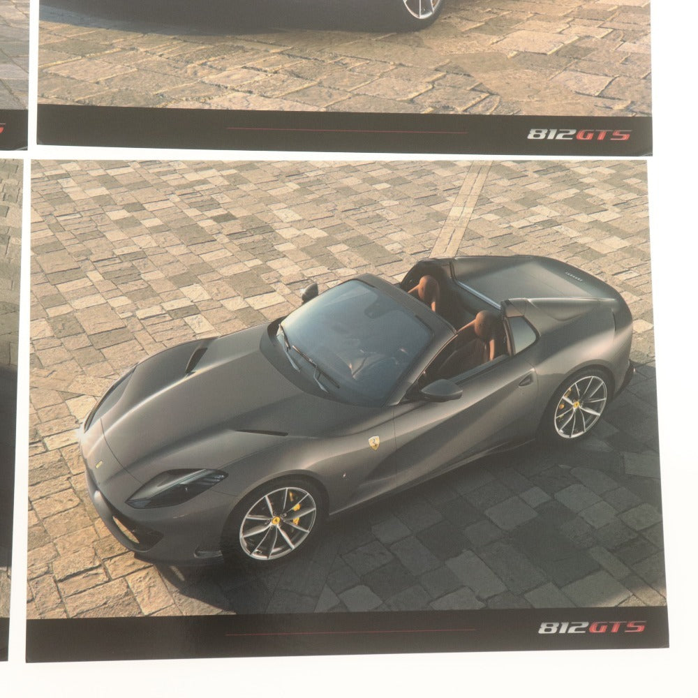 ■ Ferrari フェラーリ 812 GTS 純正プロモーションフォトセット 公式カタログ ポスター ポートフォリオ 非売品