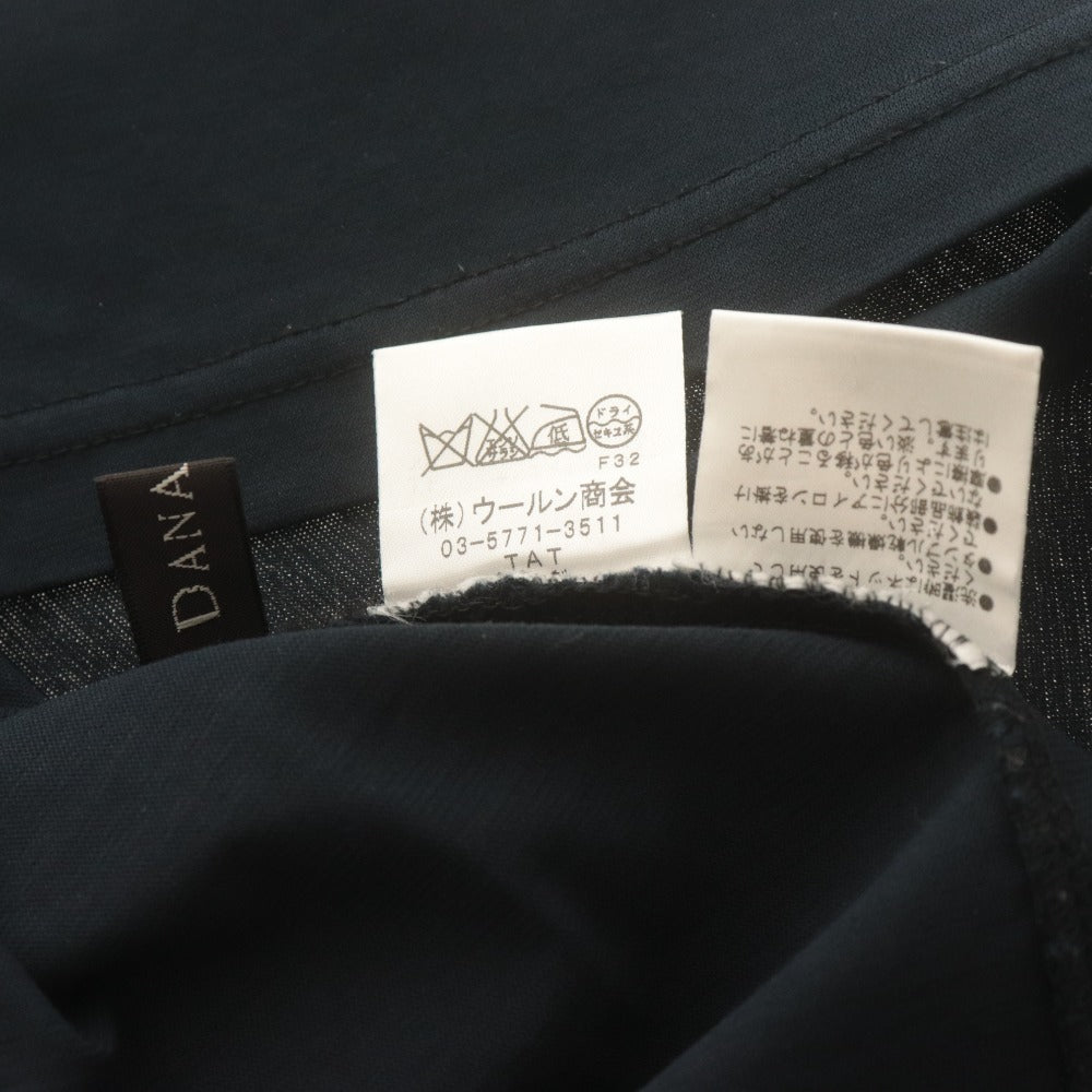 ■ ダナパリ DANA PARIS Tシャツ カットソー 半袖 スパンコール 日本製 レディース 40(L相当）ダークネイビー