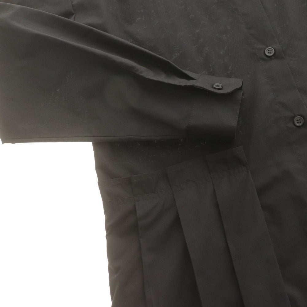■ レイビームス Ray BEAMS シャツワンピース 長袖 トップス ボトムス プリーツ レディース ブラック