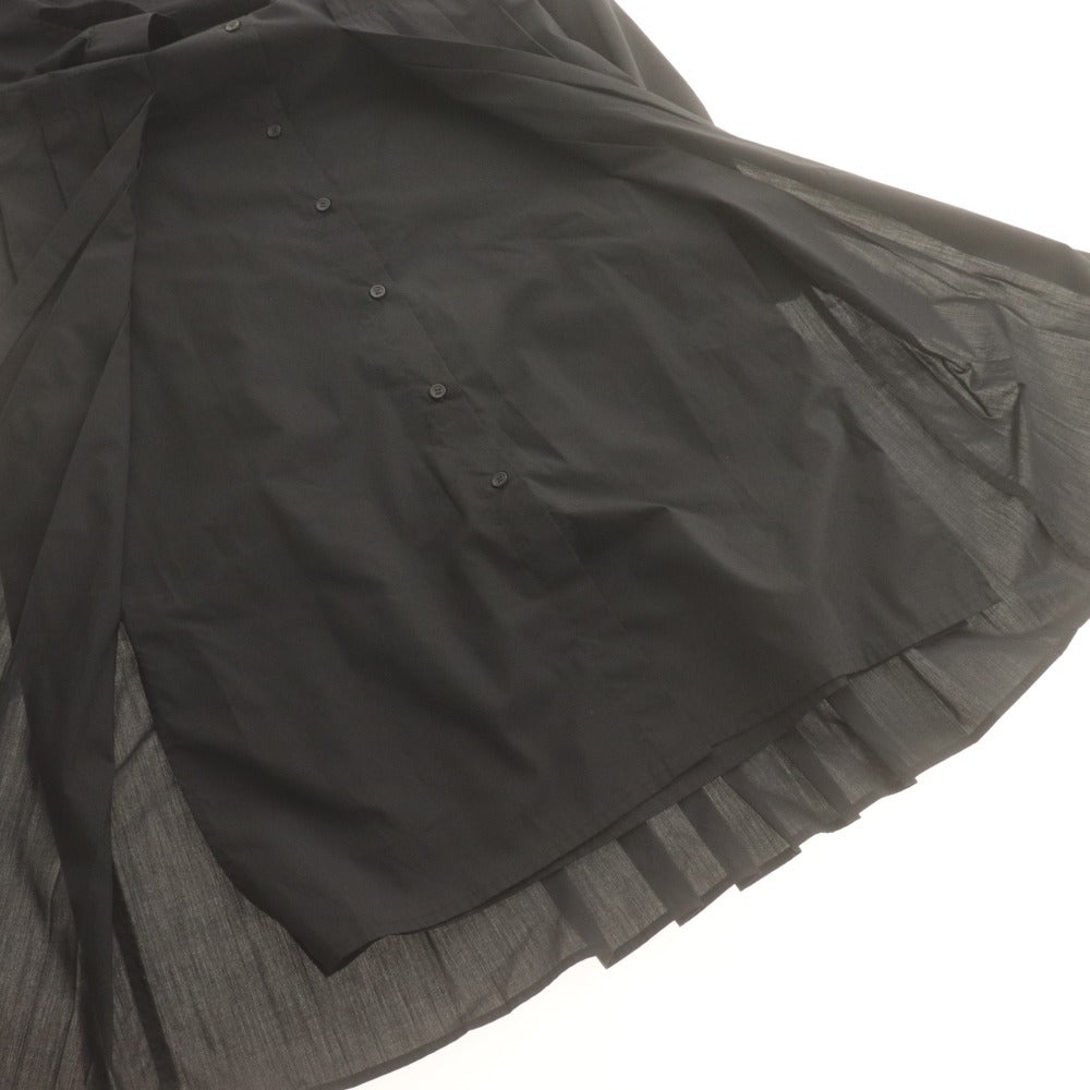 ■ レイビームス Ray BEAMS シャツワンピース 長袖 トップス ボトムス プリーツ レディース ブラック