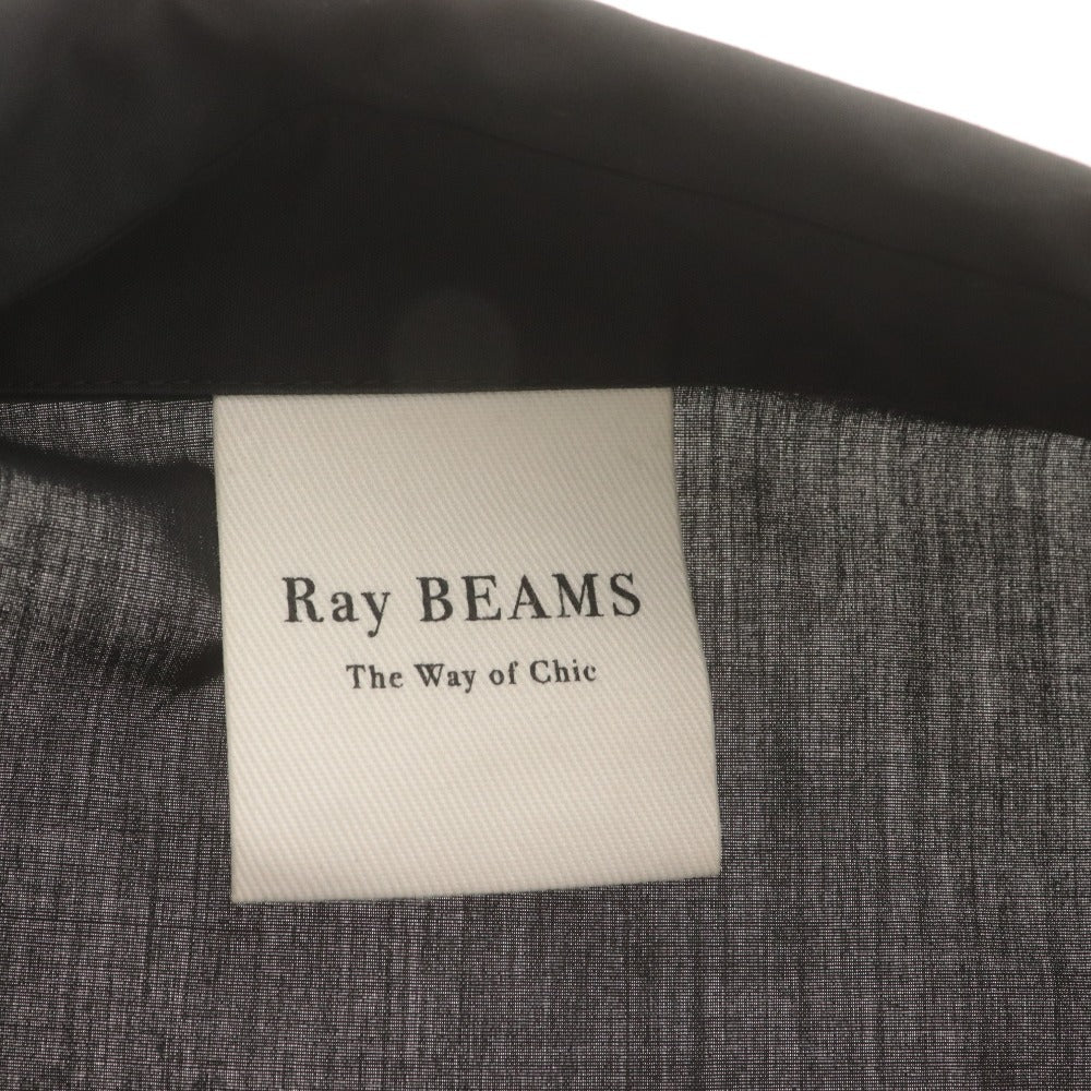 ■ レイビームス Ray BEAMS シャツワンピース 長袖 トップス ボトムス プリーツ レディース ブラック
