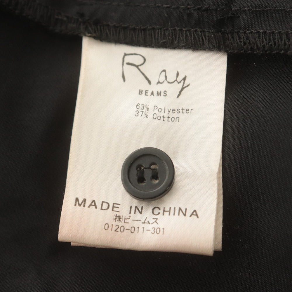 ■ レイビームス Ray BEAMS シャツワンピース 長袖 トップス ボトムス プリーツ レディース ブラック