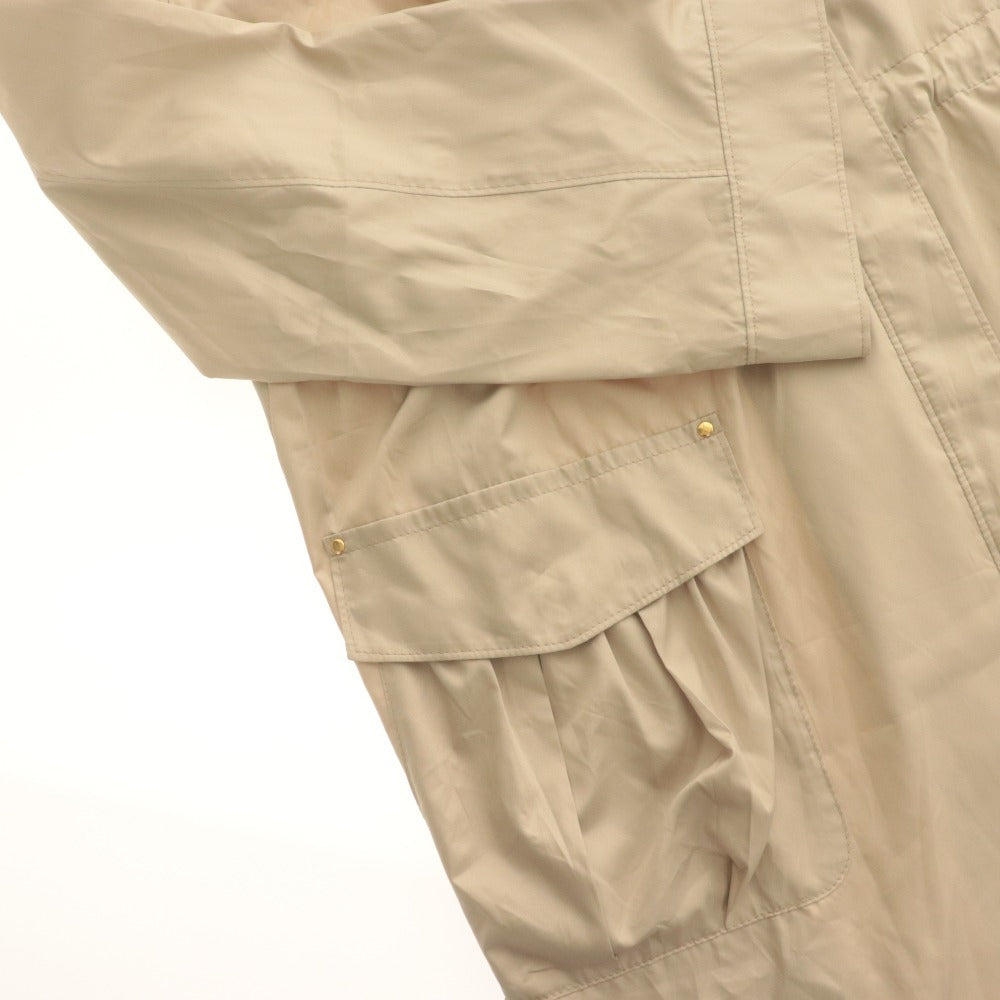 ■ 7-IDconcept Coat Long-Sleeve Outerwear Lightweight Stand Collar Gold Hardware Women's 38 (Equivalent to M) Light Beige