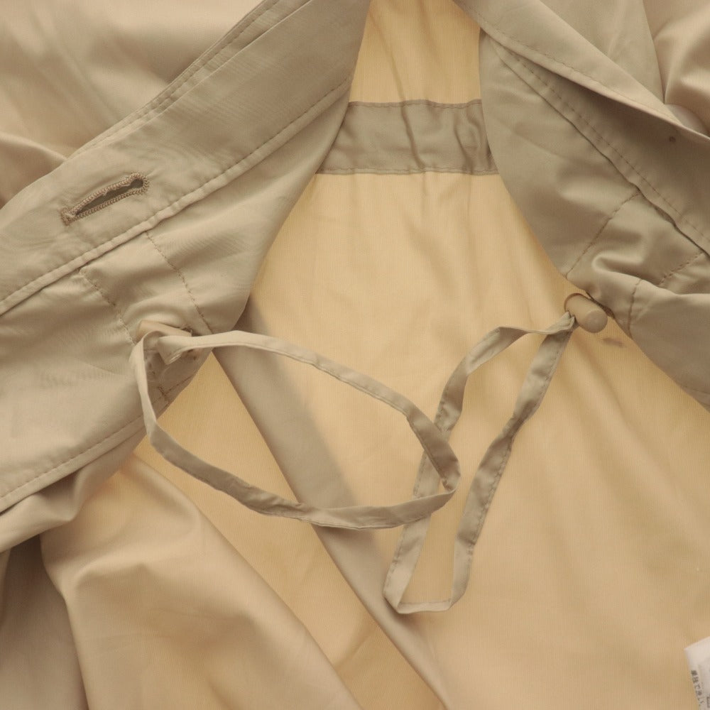 ■ 7-IDconcept Coat Long-Sleeve Outerwear Lightweight Stand Collar Gold Hardware Women's 38 (Equivalent to M) Light Beige