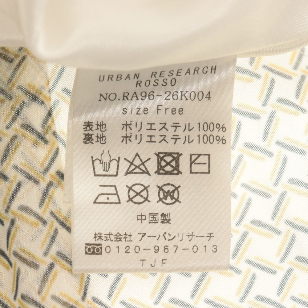■ アーバンリサーチロッソ URBAN RESEARCH ROSSO ロングスカート ボトムス フレア 総柄 レディース フリーサイズ マルチカラー