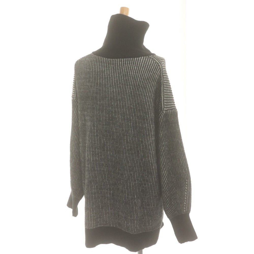 ■ ジーナシス JEANASIS ニットトップス 長袖 トップス プルオーバー ハイネック レディース フリーサイズ ブラック系