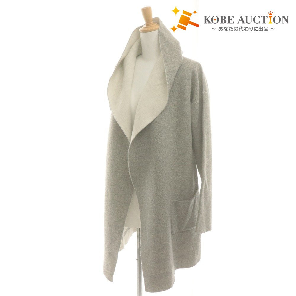 ■ 22 OCTOBRE Knit Coat Gown Long Cardigan Outerwear Women's 2 (Equivalent to M) Gray