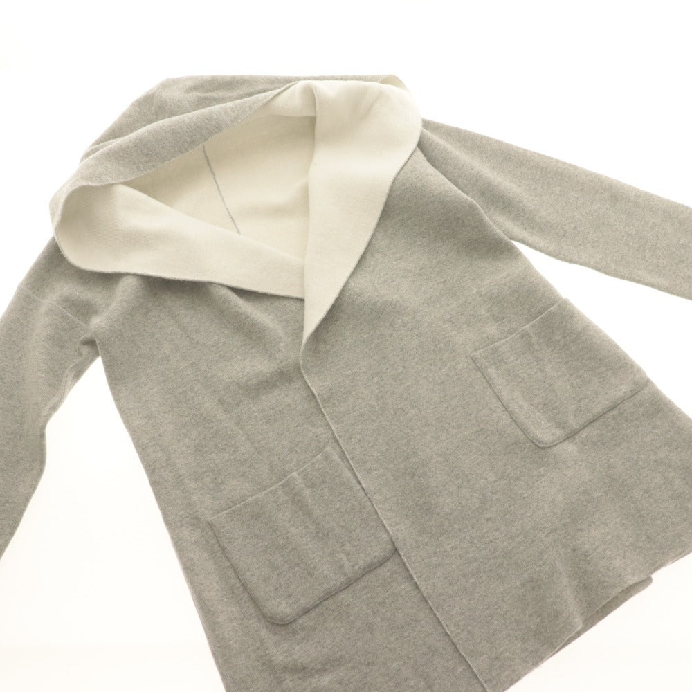 ■ 22 OCTOBRE Knit Coat Gown Long Cardigan Outerwear Women's 2 (Equivalent to M) Gray