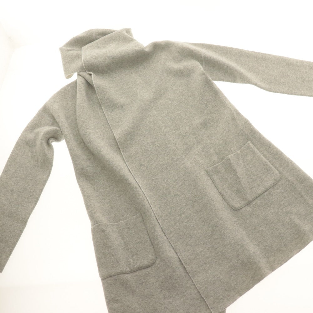 ■ 22 OCTOBRE Knit Coat Gown Long Cardigan Outerwear Women's 2 (Equivalent to M) Gray