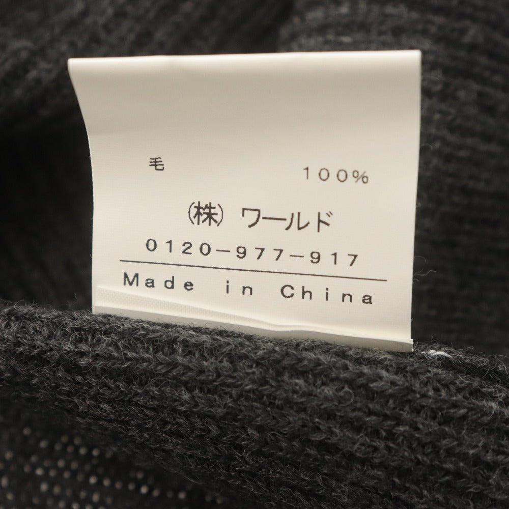 ■ インディヴィ INDIVI ニットトップス 長袖 クルーネック 丸首 ペプラム レディース 40(L相当）グレー タグ付き 未使用