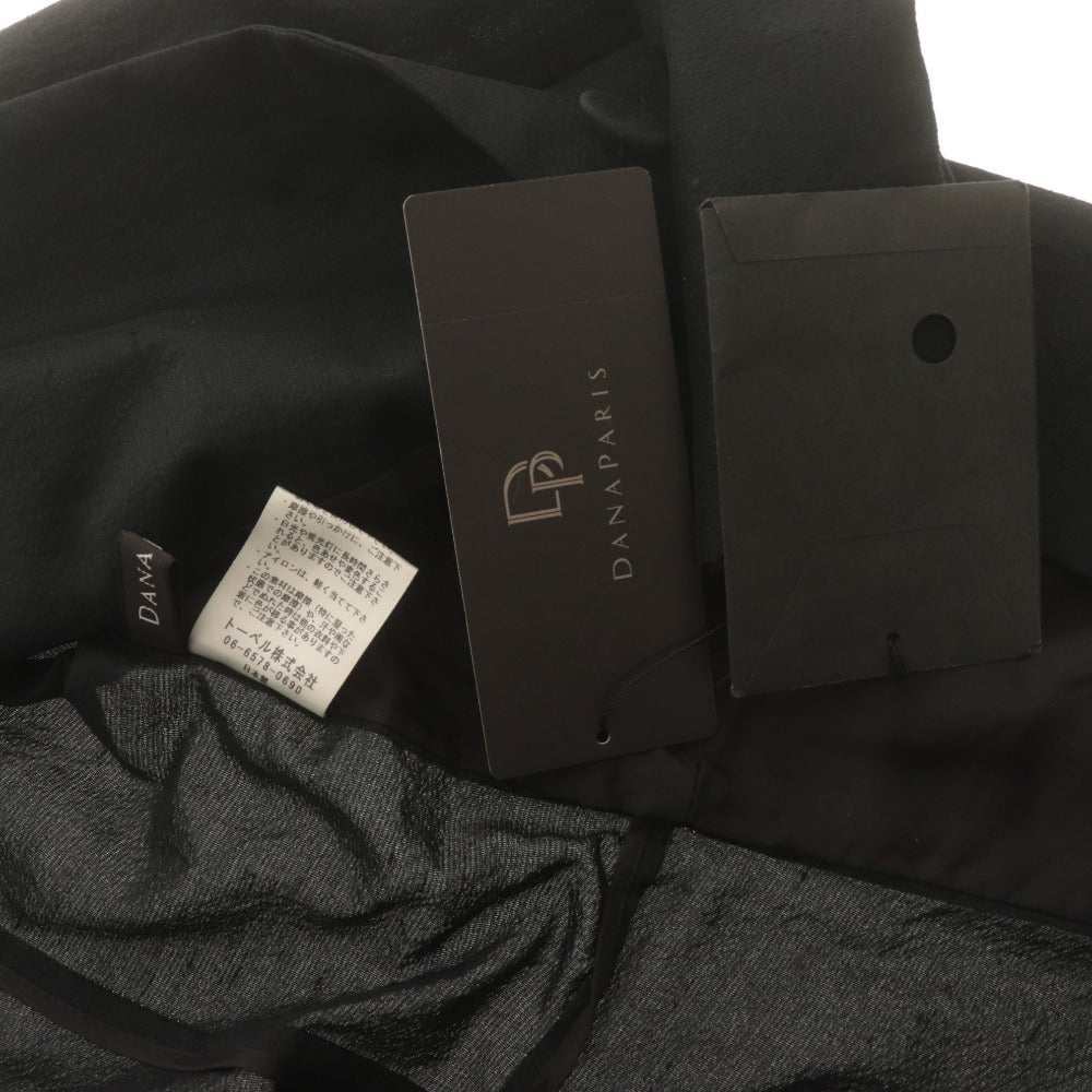 ■ ダナパリ DANAPARIS ジャケット 長袖 アウター シングル レディース 11号 日本製 ブラック タグ付き 未使用