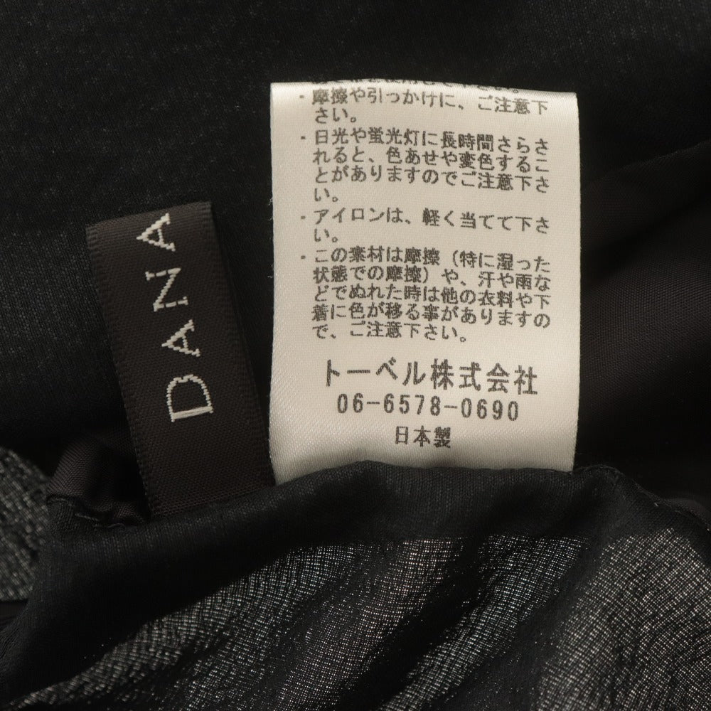 ■ ダナパリ DANAPARIS ジャケット 長袖 アウター シングル レディース 11号 日本製 ブラック タグ付き 未使用