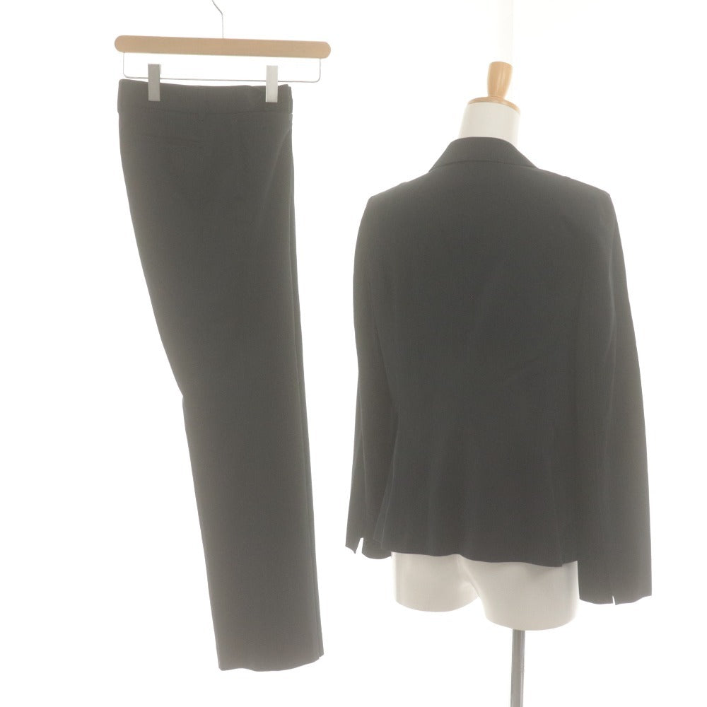 ■ 23ku Set-up Jacket & Pants, Single-Breasted, Plus Size, Made in Japan, Women's 44 (Equivalent to XL~XXL), Dark Navy