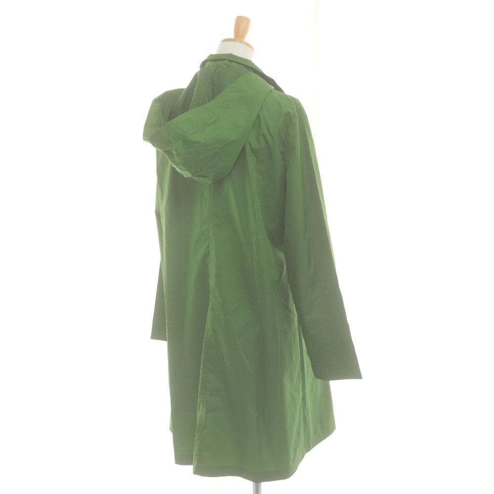 ■ Sybilla Spring Coat Outerwear, Lightweight, Water-Repellent, Hooded, Women's M–L, Green, Unused