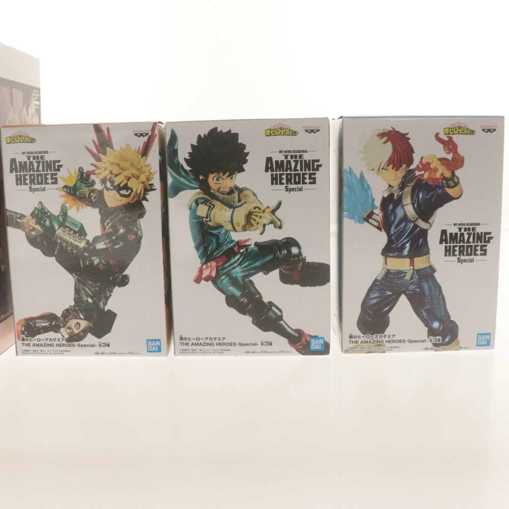 ■ 僕のヒーローアカデミア フィギュア THE AMAZING HEROES Special ワンピース Grandista MONKEY.D.LUFFY 4点セット まとめ売り 未開封