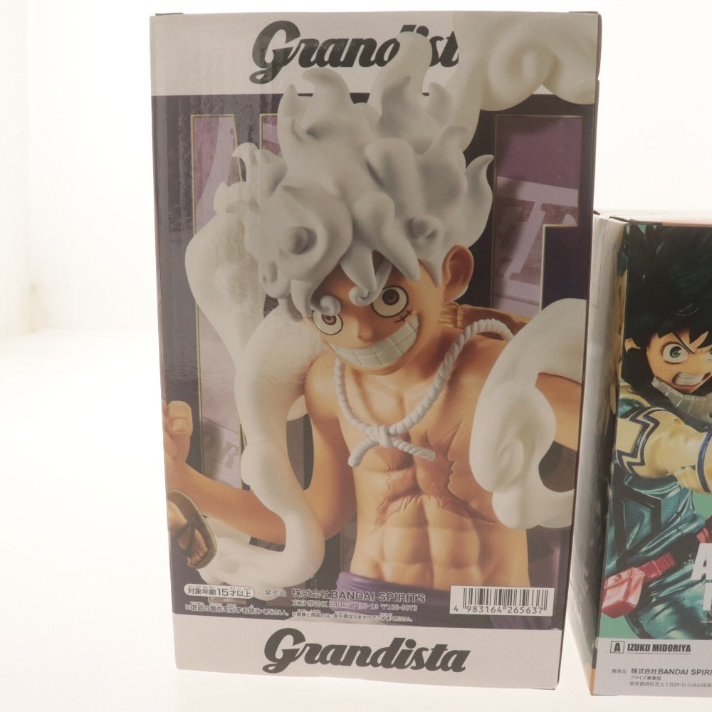 ■ 僕のヒーローアカデミア フィギュア THE AMAZING HEROES Special ワンピース Grandista MONKEY.D.LUFFY 4点セット まとめ売り 未開封