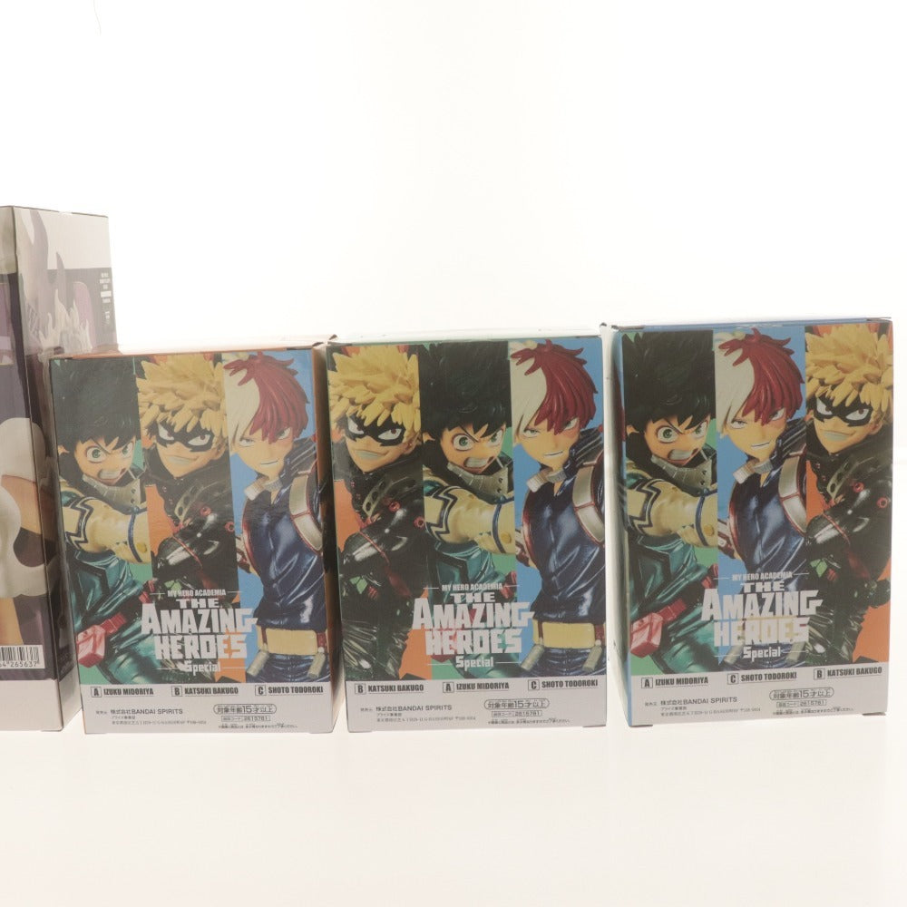 ■ 僕のヒーローアカデミア フィギュア THE AMAZING HEROES Special ワンピース Grandista MONKEY.D.LUFFY 4点セット まとめ売り 未開封