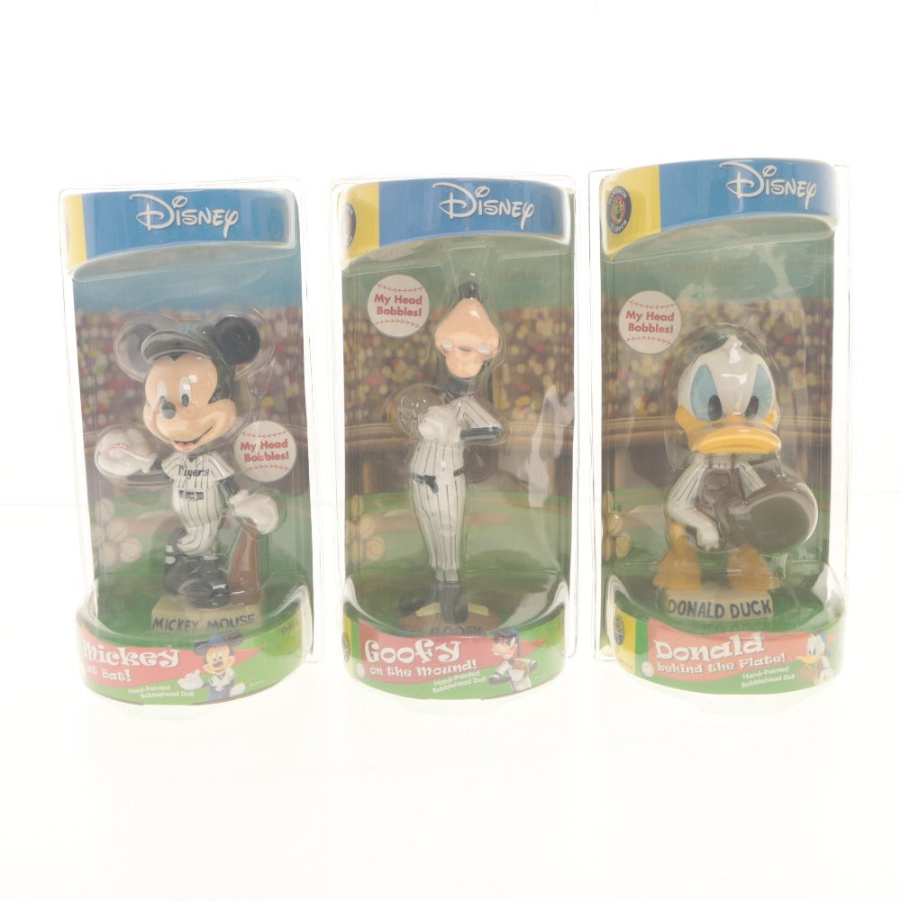 ■ Hanshin Tigers Disney 2003 Championship Commemorative Bobblehead Figures (6-piece set) - With Original Boxes