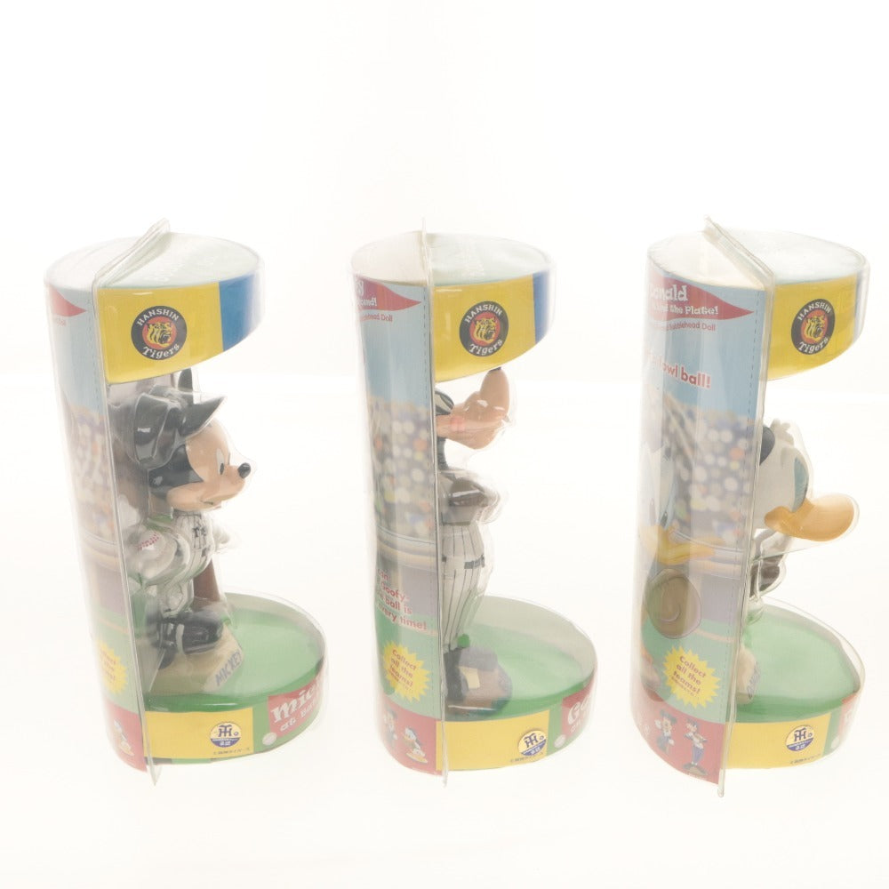■ Hanshin Tigers Disney 2003 Championship Commemorative Bobblehead Figures (6-piece set) - With Original Boxes
