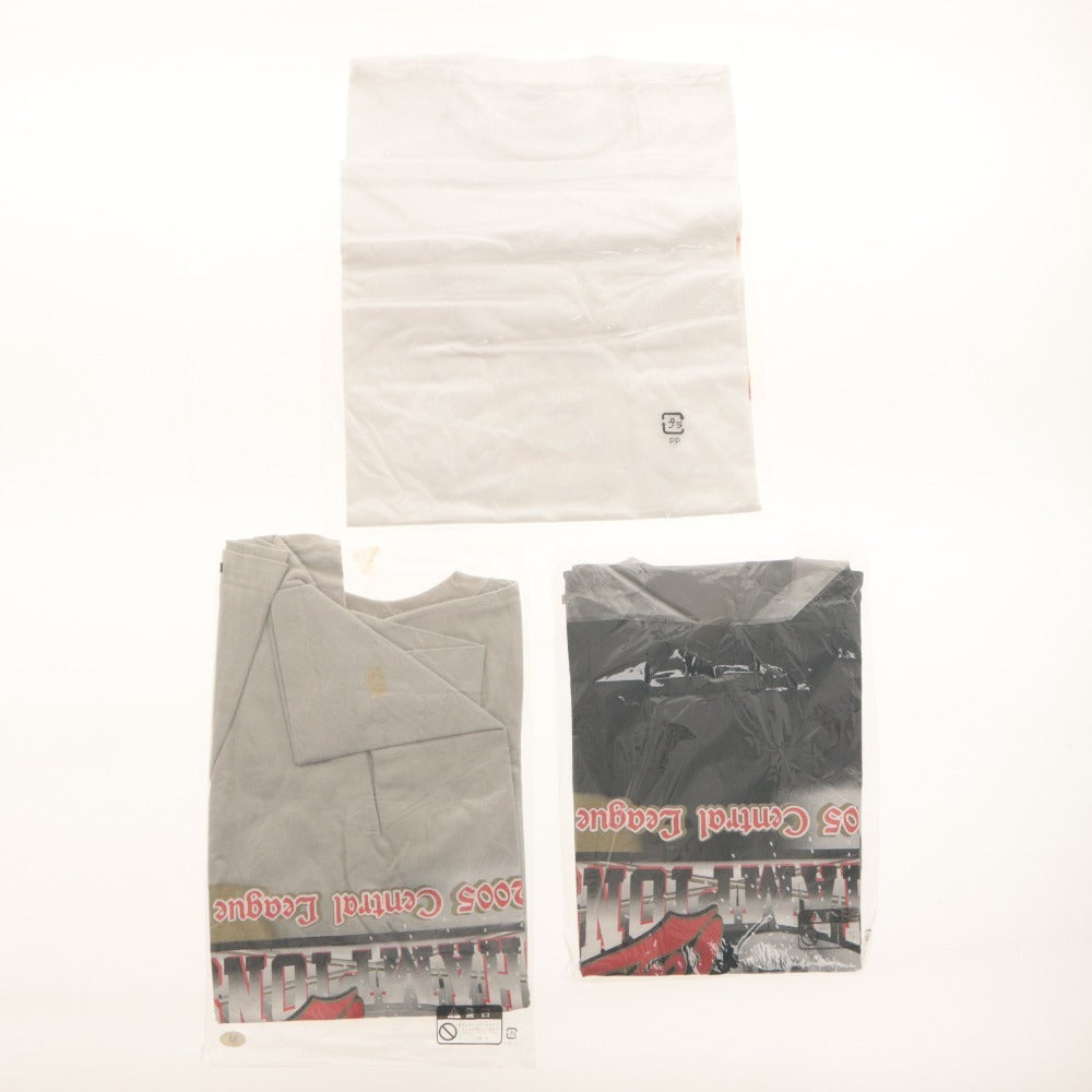 ■ 阪神タイガース Tシャツ 3枚セット まとめ売り 公式 セントラルリーグ 優勝記念 2003年 2005年 グッズ プロ野球 未開封 未着用