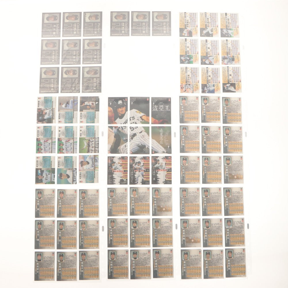 ■ Baseball Card Large Set Bulk Sale Hanshin Tigers Early 2000s File Japan Pro Baseball Goods Collection Includes Autographed Cards