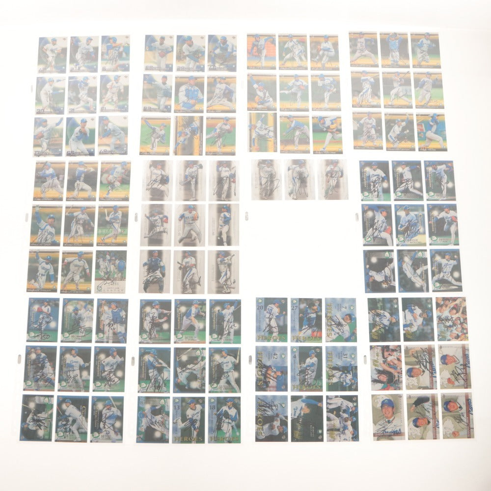 ■ Baseball Cards Large Set Bundle Japanese Professional Baseball Early 2000s Files Goods Cards Collection Including Autographed