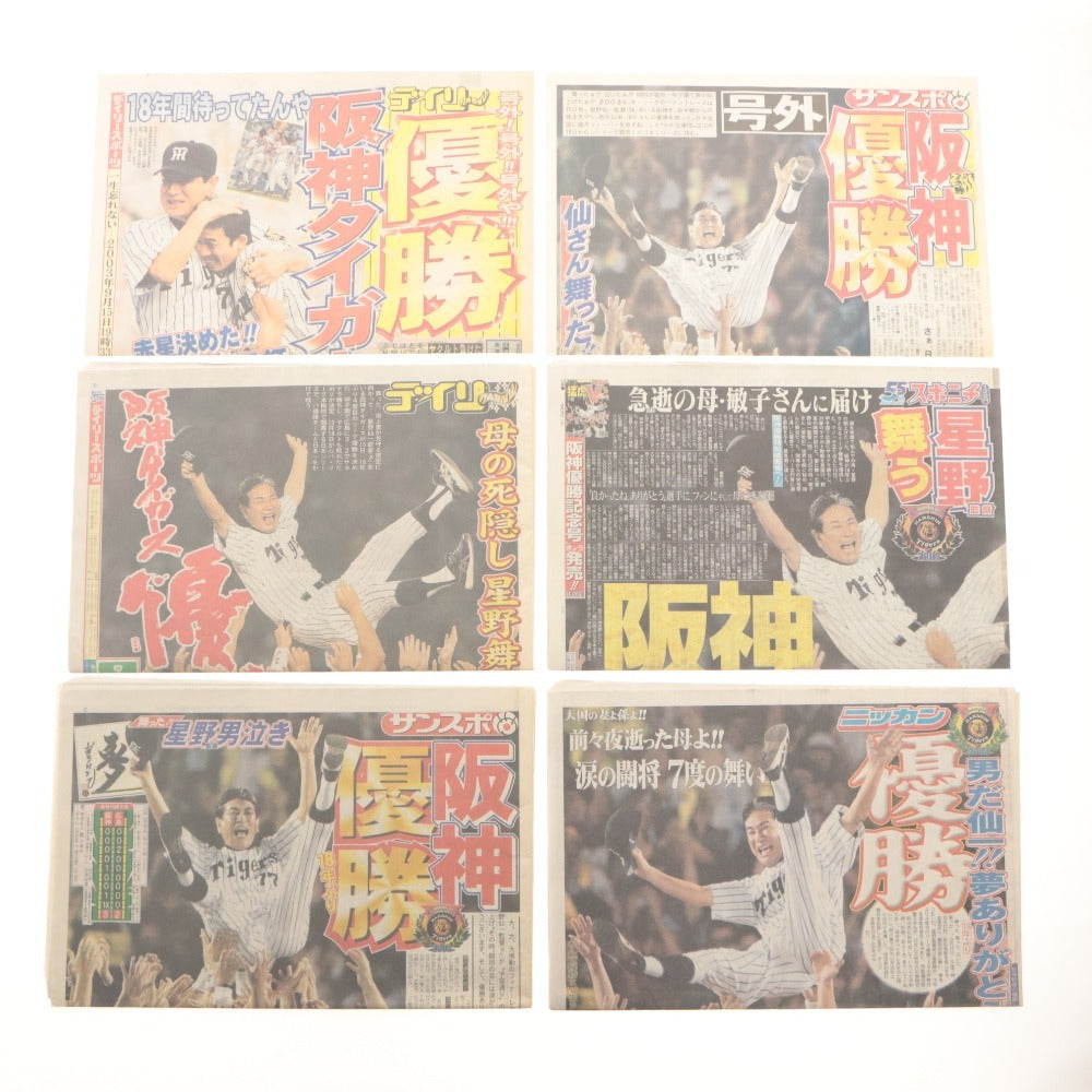 ■ プロ野球 号外 まとめ売り ファイル 阪神タイガース 西武ライオンズ 2003年 2004年 新聞 セリーグ パリーグ