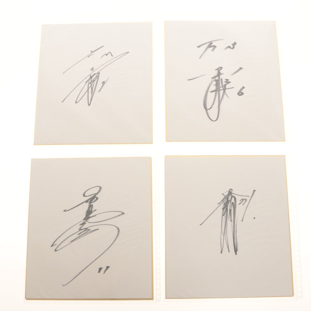 ■ Professional Baseball Autographed Shikishi Set, Bulk Sale, File, Baseball, Autographs, Japan, Collection, Goods, Hanshin Tigers