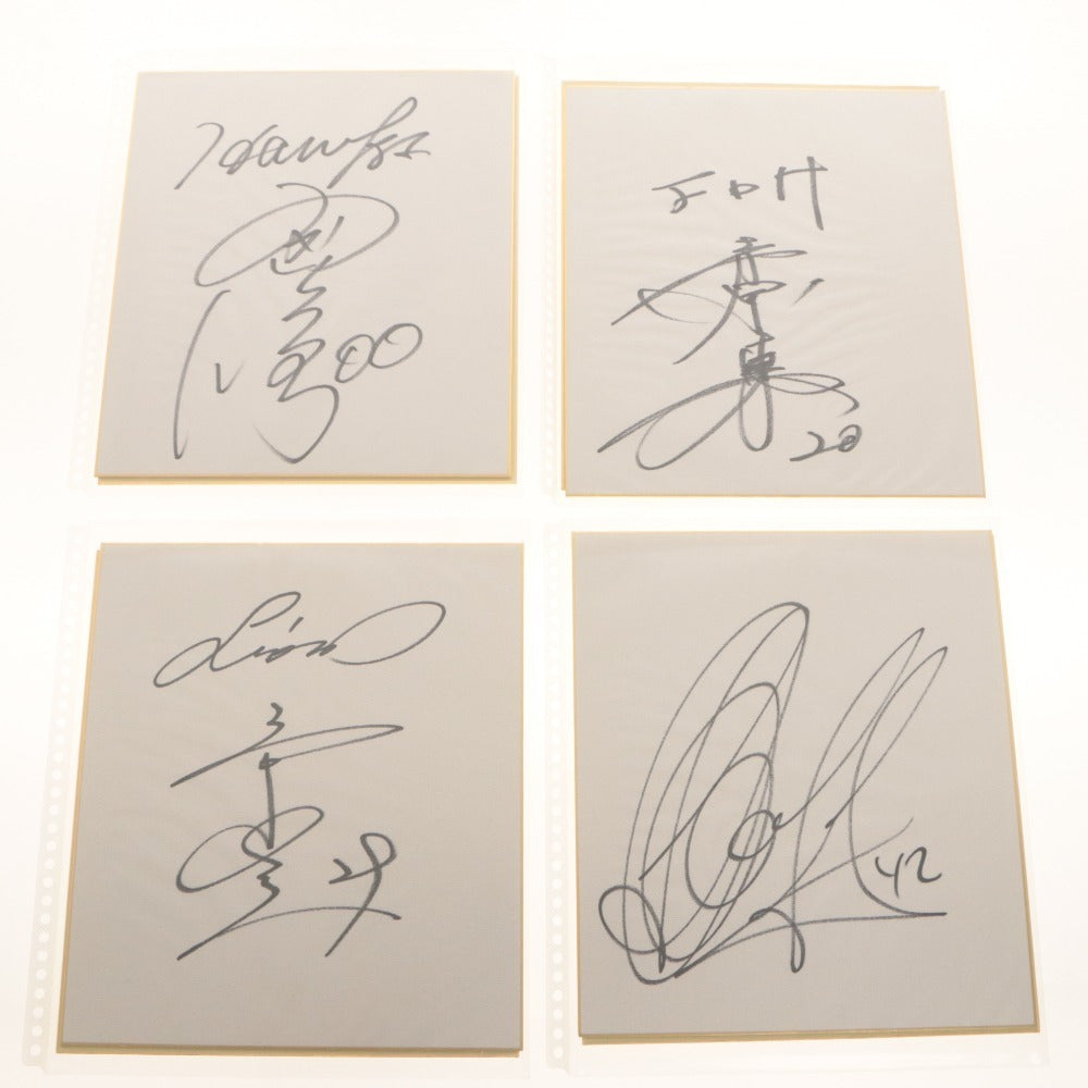 ■ プロ野球 サイン色紙 セット まとめ売り ファイル 野球 直筆 日本 コレクション グッズ 阪神タイガース