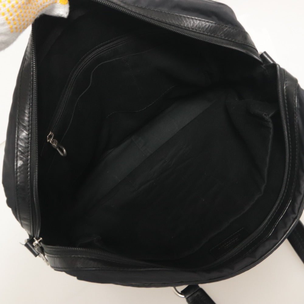 ■ BALLY バリー ビジネスバッグ ブリーフケース ショルダーバッグ 鞄 2way レザー ナイロン オットカー メンズ ブラック
