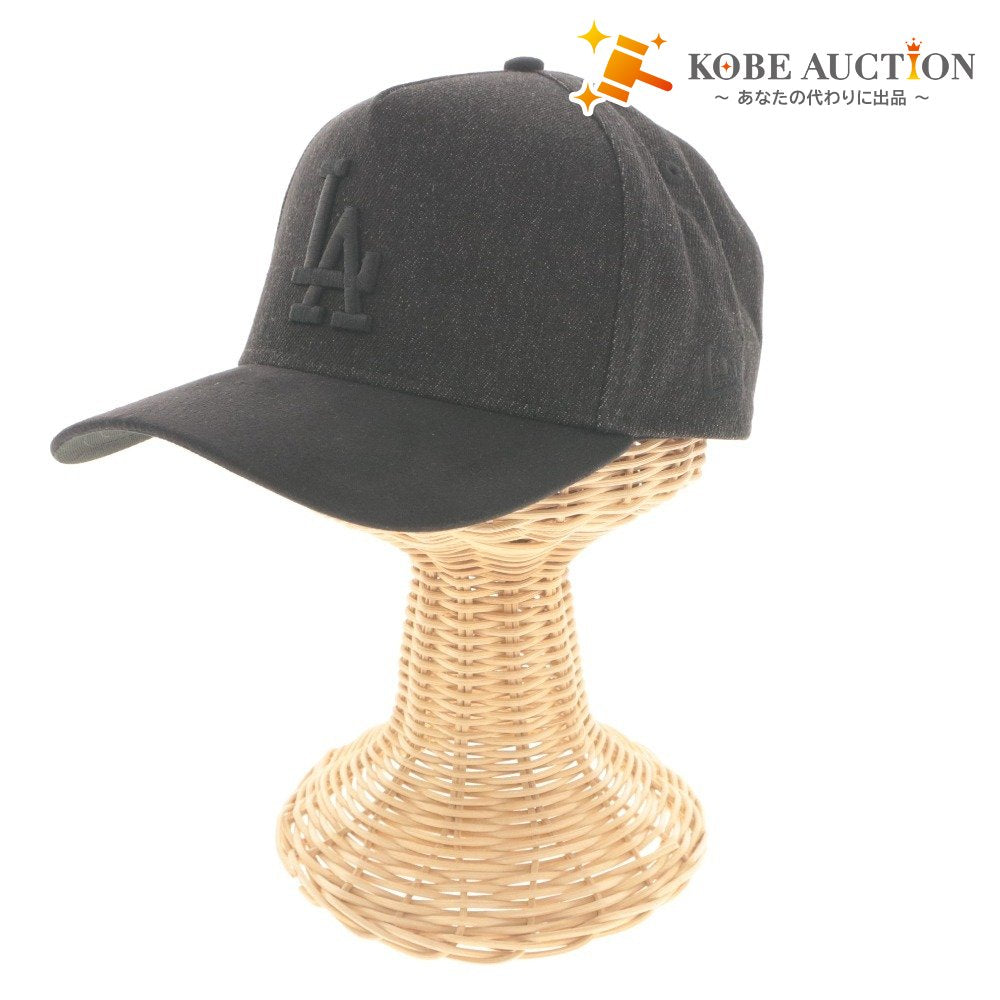 ■ NEW ERA ニューエラ キャップ 野球帽 帽子 ロサンゼルス ドジャース MLB メンズ レディース ブラック タグ付き 未使用