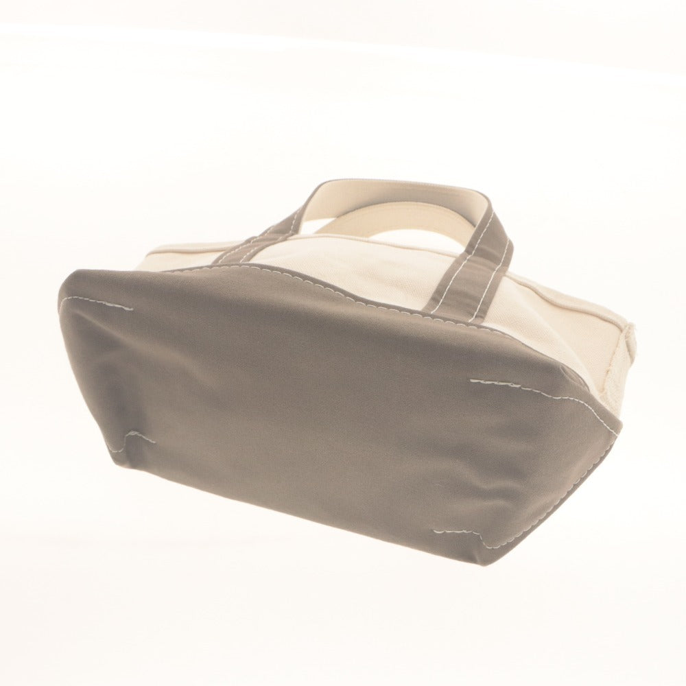 ■ L.L.Bean L.L.Bean Tote Bag Bo and Tote Mini Cotton Canvas Men's Ladies Ivory Brown