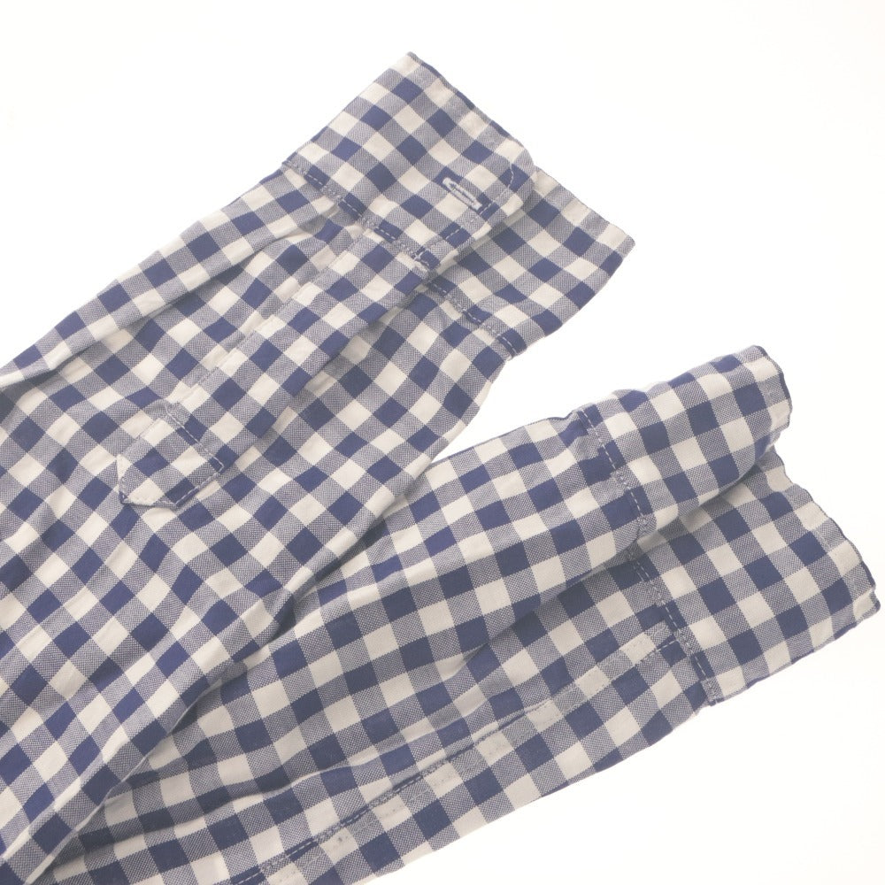 ■ Frank ＆ Eileen フランクアンドアイリーン シャツ ブラウス 長袖 トップス チェック コットン レディース S ブルー系