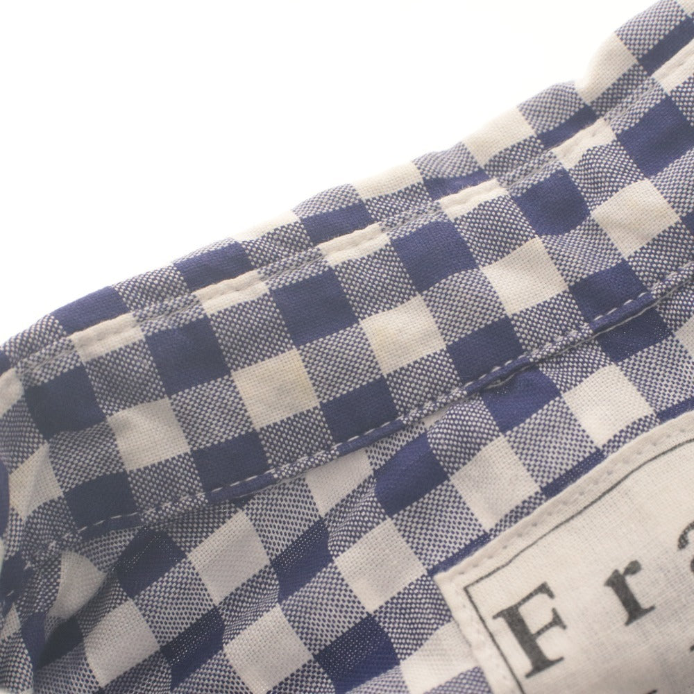 ■ Frank ＆ Eileen フランクアンドアイリーン シャツ ブラウス 長袖 トップス チェック コットン レディース S ブルー系
