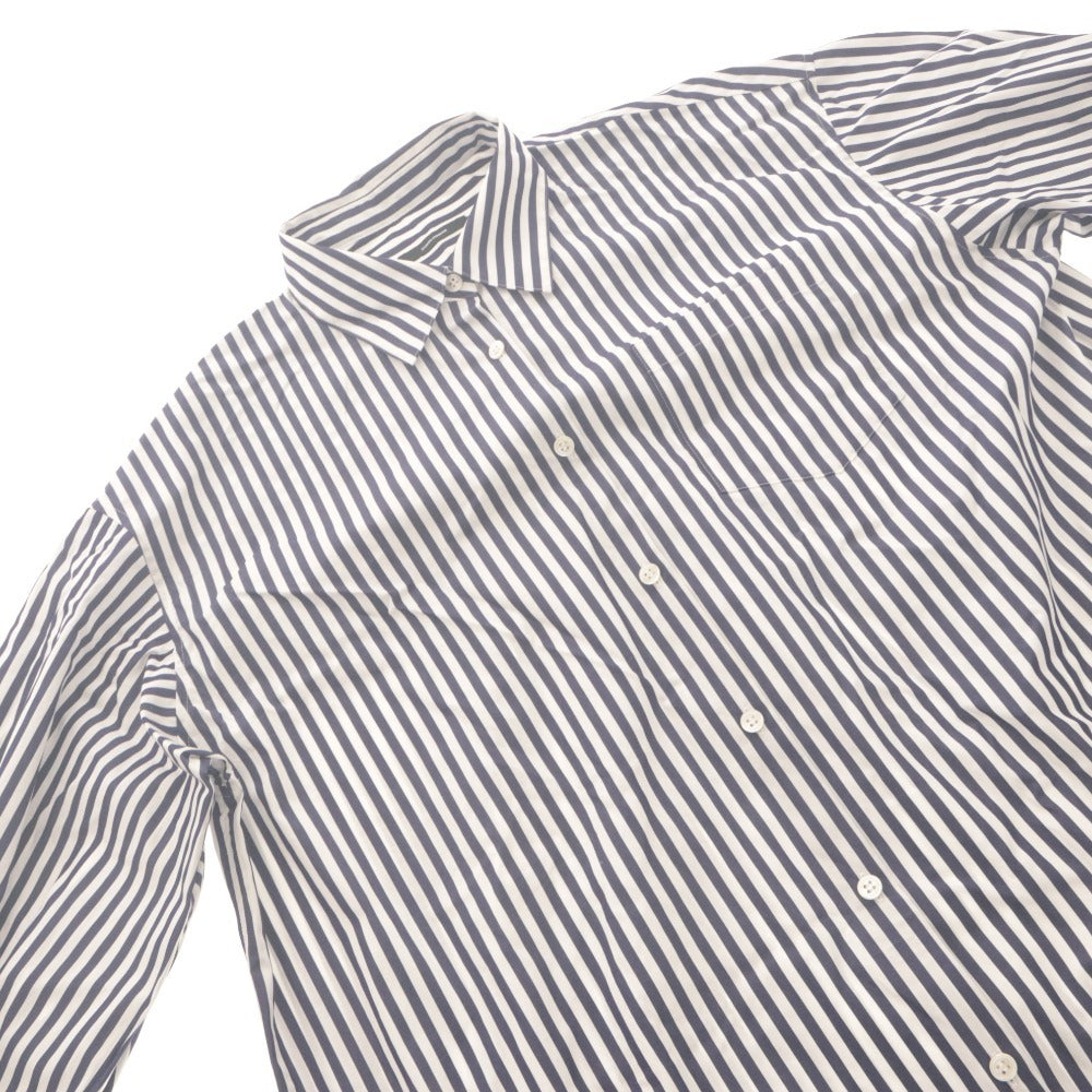 ■ JOURNAL STANDARD Long Sleeve Shirt Top Striped Women's F White Navy